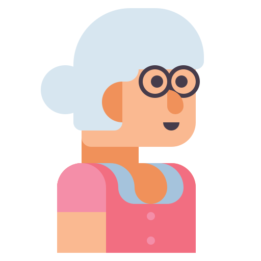 Grandmother Flaticons Flat icon