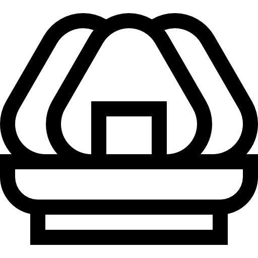 onigiri Basic Straight Lineal icono
