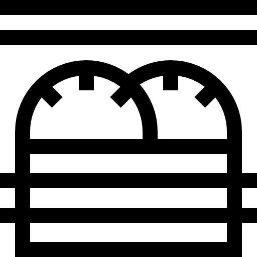 bola de masa hervida Basic Straight Lineal icono