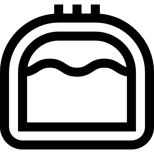 pain Basic Straight Lineal Icône