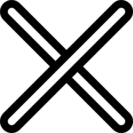 palillos Basic Straight Lineal icono