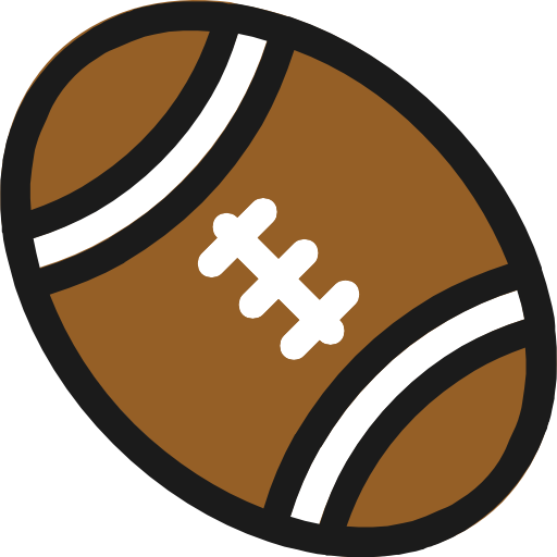 fútbol americano Good Ware Lineal Color icono