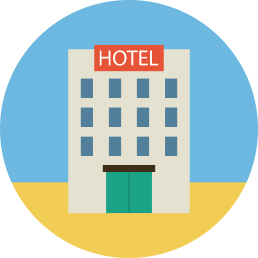 hotel Generic Circular icoon