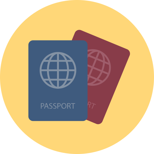 passeport Generic Circular Icône