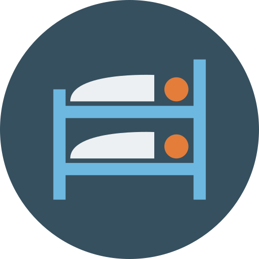 Bunk bed Generic Circular icon