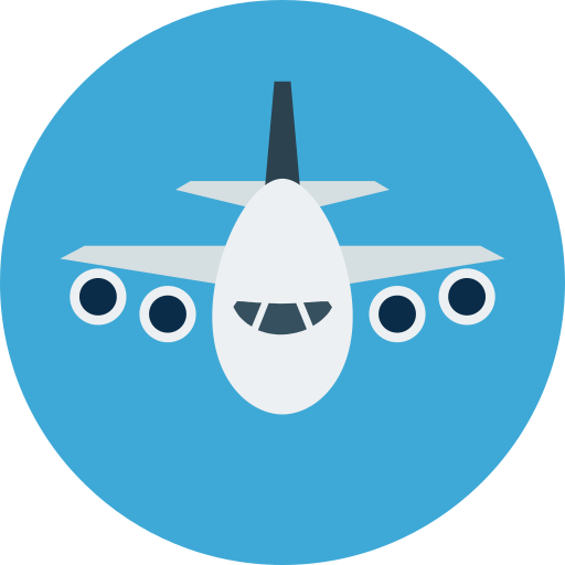 비행기 Generic Circular icon