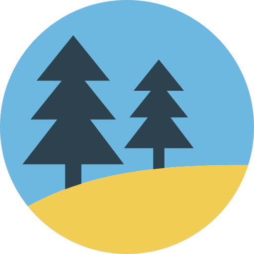 Pine tree Generic Circular icon