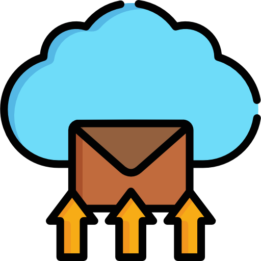 Cloud computing Special Lineal color icon