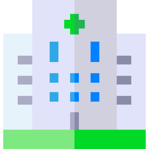 Hospital Basic Straight Flat icon