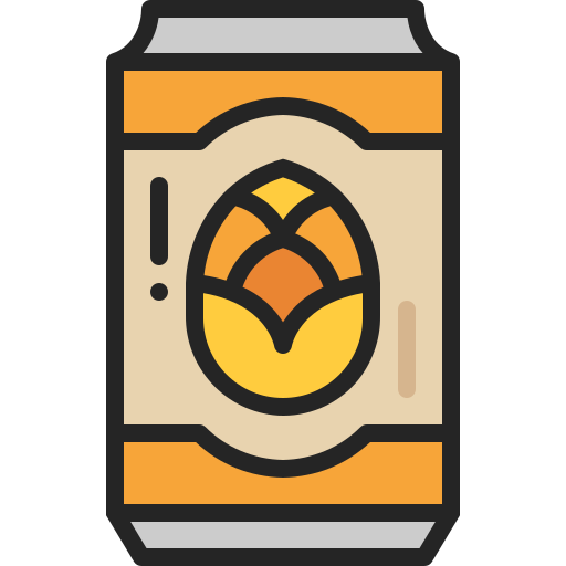 ビール缶 Generic Outline Color icon