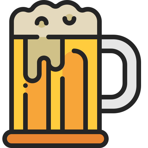 Beer mug Generic Outline Color icon