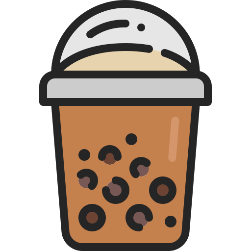 Bubble tea Generic Outline Color icon