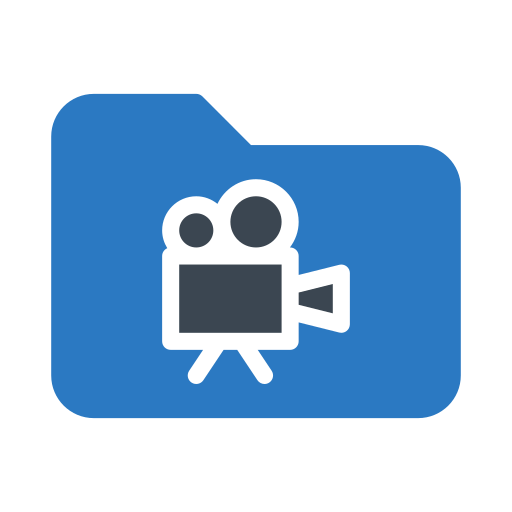 Video recorder Generic Blue icon