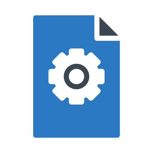 dokumentenverwaltung Generic Blue icon