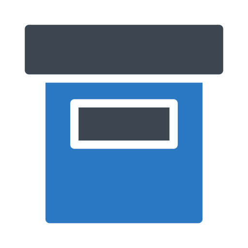 caja de almacenaje Generic Blue icono