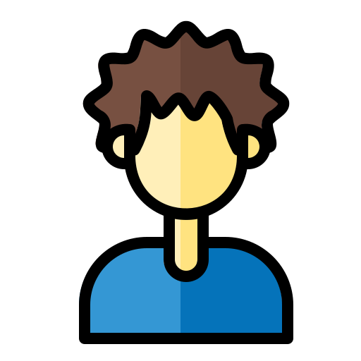 Curly hair Generic Outline Color icon