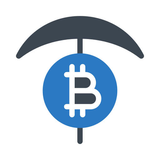 minería bitcoin Generic Blue icono