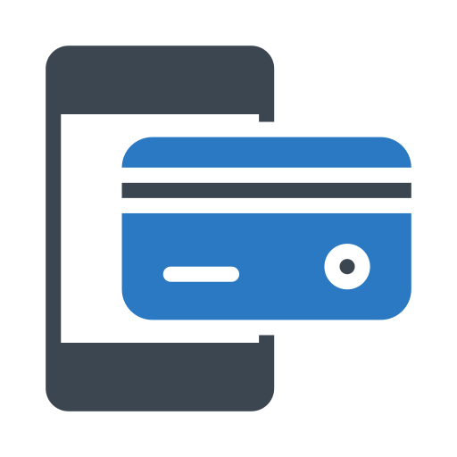 Mobile pay Generic Blue icon