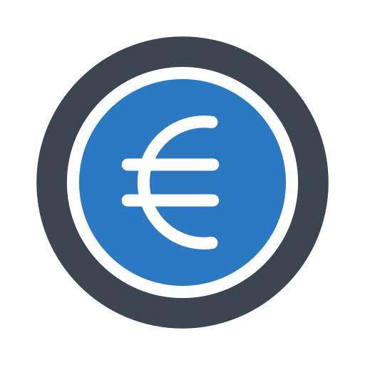 euro Generic Blue icoon