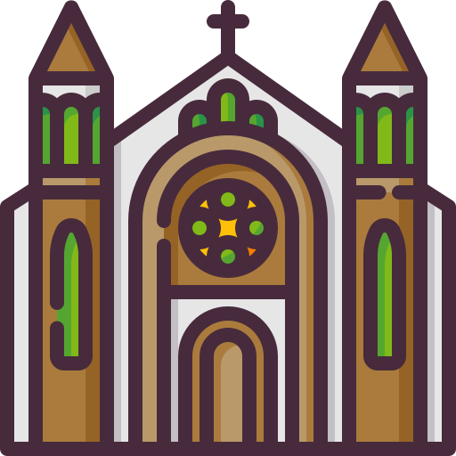 kirche Generic Outline Color icon