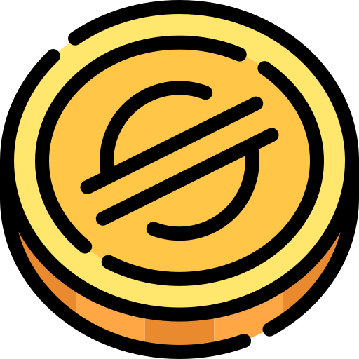 gwiezdna moneta Generic Outline Color ikona