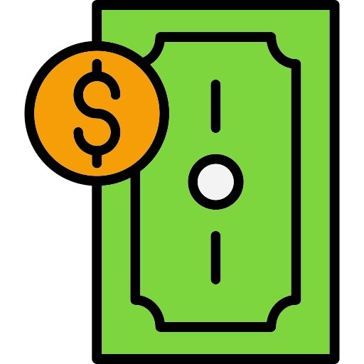 dinero Generic Outline Color icono