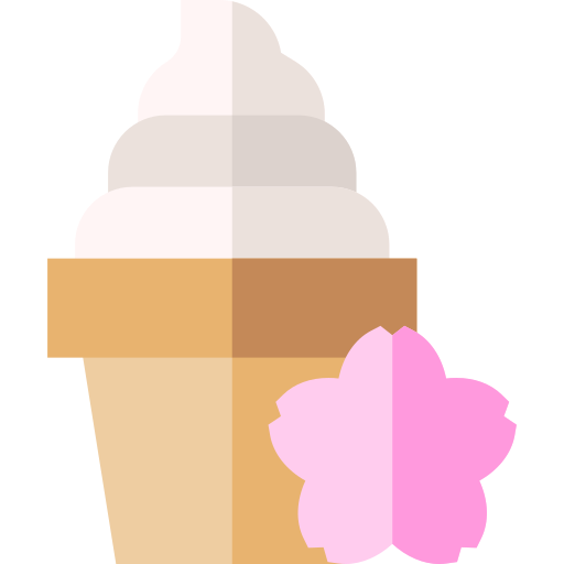 Ice cream Basic Straight Flat icon