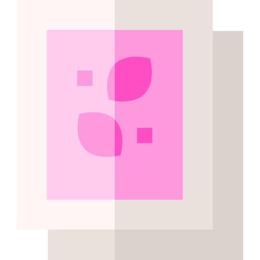 foto's Basic Straight Flat icoon