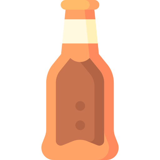 Бутылка пива Special Flat иконка
