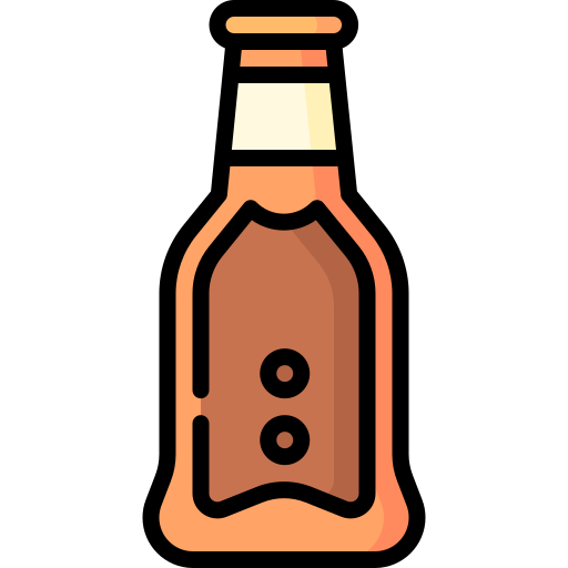 bier fles Special Lineal color icoon