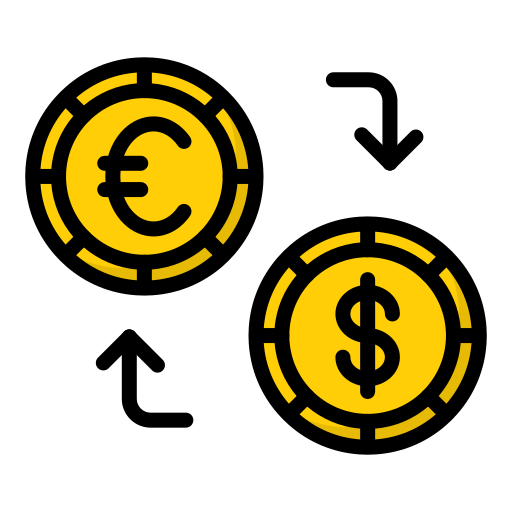 Currency exchange Generic Outline Color icon
