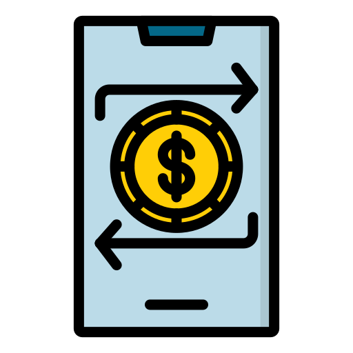 Mobile transfer Generic Outline Color icon