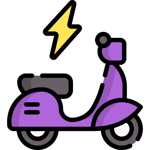 Electric scooter Special Lineal color icon