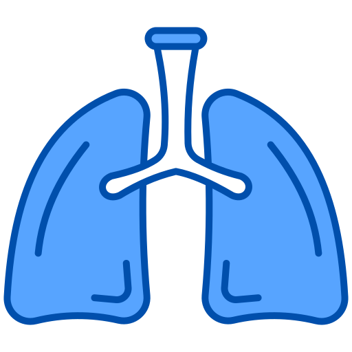 Lungs Generic Blue icon
