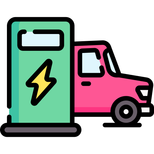 Electric station Special Lineal color icon