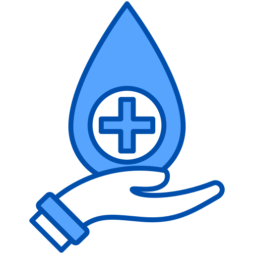 헌혈 Generic Blue icon