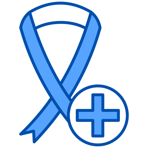 cinta de cáncer Generic Blue icono