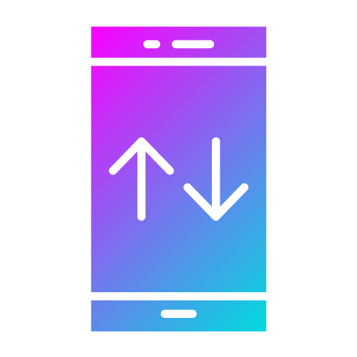 datos móviles Generic Flat Gradient icono