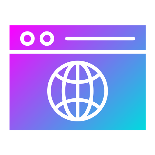 web Generic Flat Gradient icono