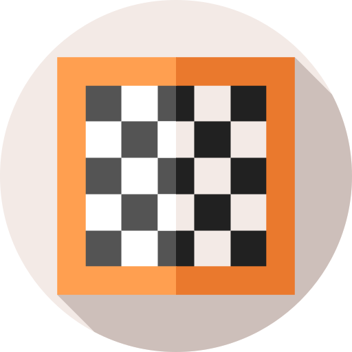 ajedrez Flat Circular Flat icono