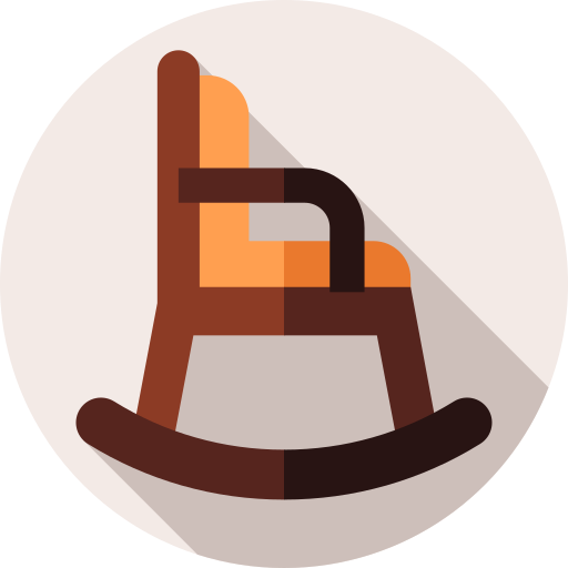 schommelstoel Flat Circular Flat icoon