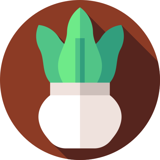 Растение Flat Circular Flat иконка