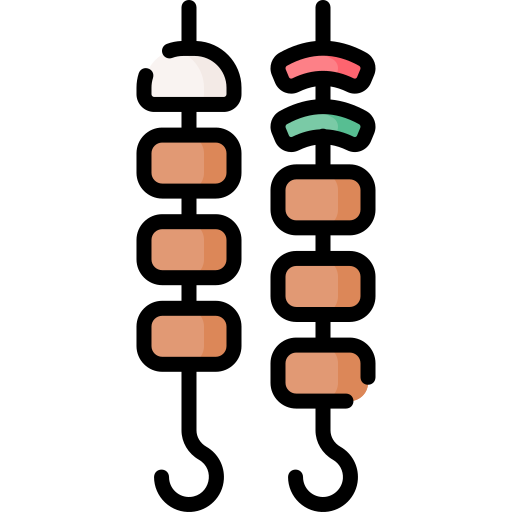 Skewer Special Lineal color icon