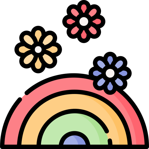 regenboog Special Lineal color icoon