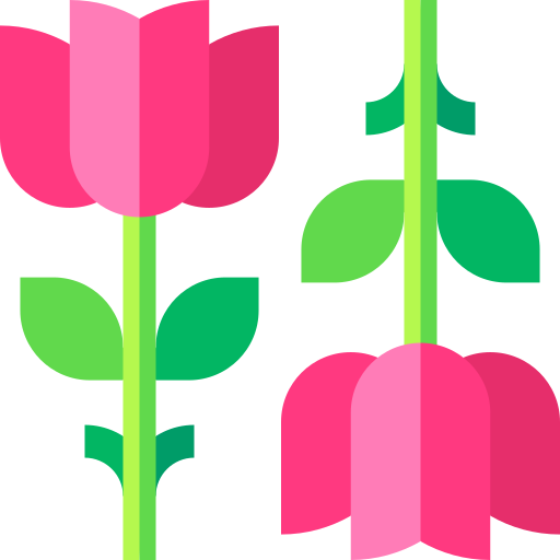 Цветы Basic Straight Flat иконка