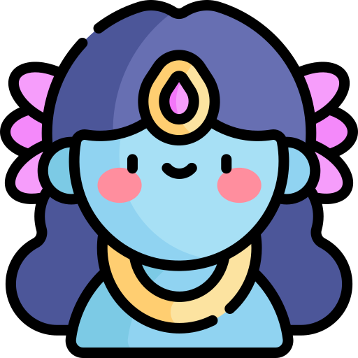 Krishna Kawaii Lineal color icon