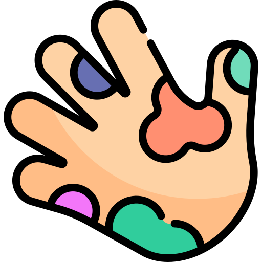 hand Kawaii Lineal color icon