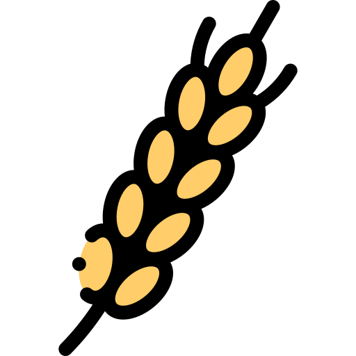 Wheat Detailed Rounded Lineal color icon