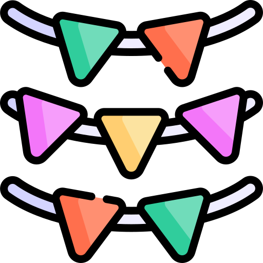 화환 Kawaii Lineal color icon