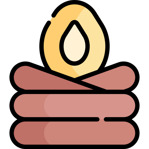 Campfire Kawaii Lineal color icon